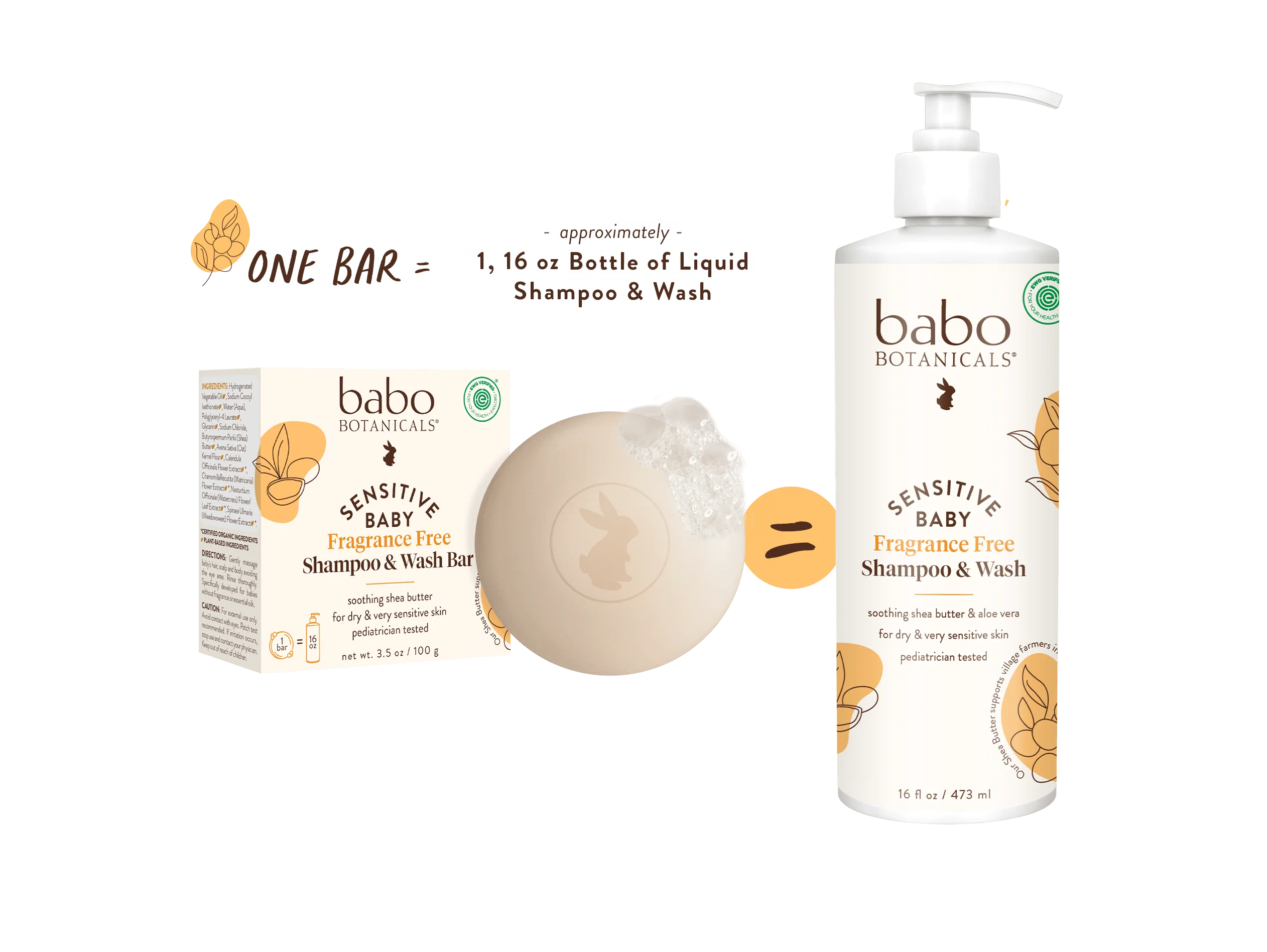 Sensitive Baby Shampoo Bar and Shower Tray Set - Image 5